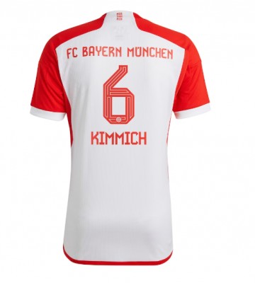 Lacne Muži Futbalové dres Bayern Munich Joshua Kimmich #6 2023-24 Krátky Rukáv - Domáci